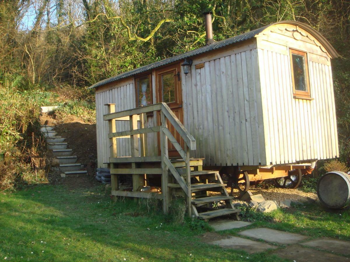 'Morris' The Shepherd'S Hut With Woodland Hot Tub Carmarthen Bagian luar foto