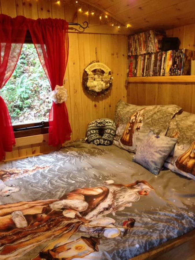 'Morris' The Shepherd'S Hut And Woodland Hot Tub Experience Carmarthen Bagian luar foto